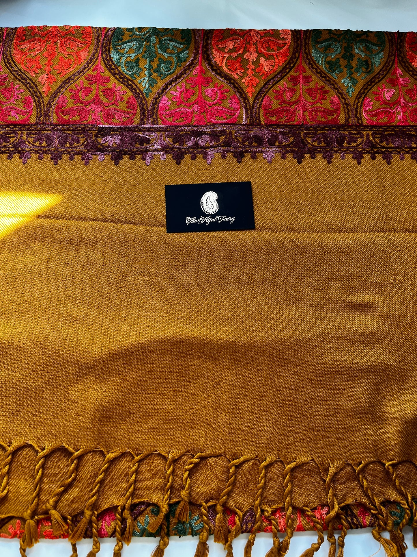 Mustard - Pashmina Shawl 1