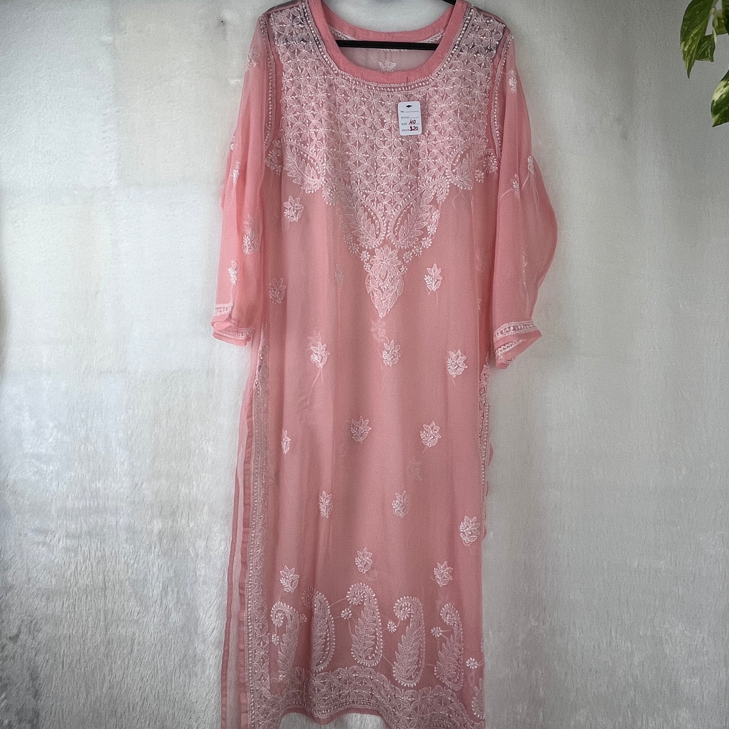 Georgette Kurta - Rose