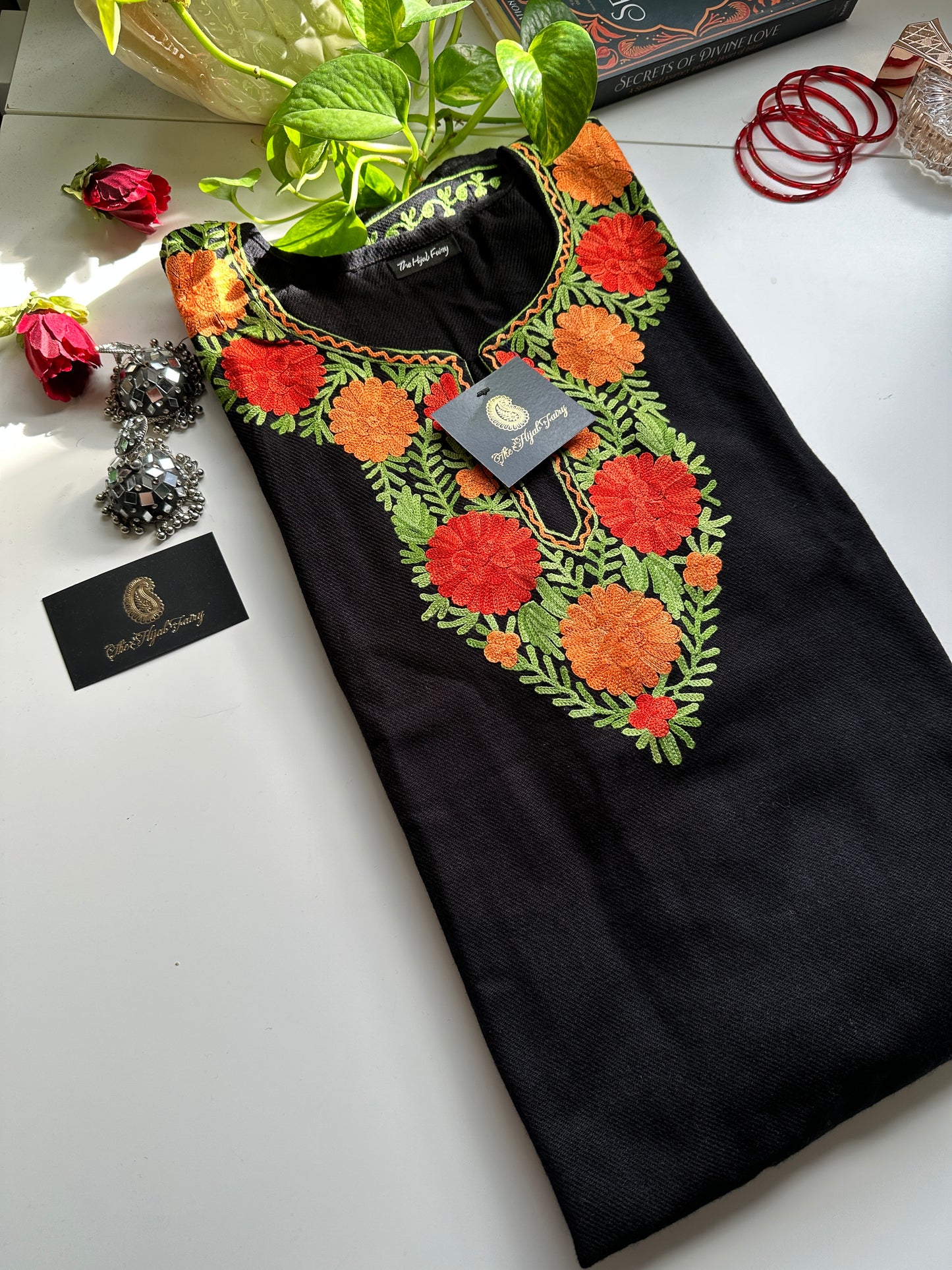 Pashmina Pheran - Black 13