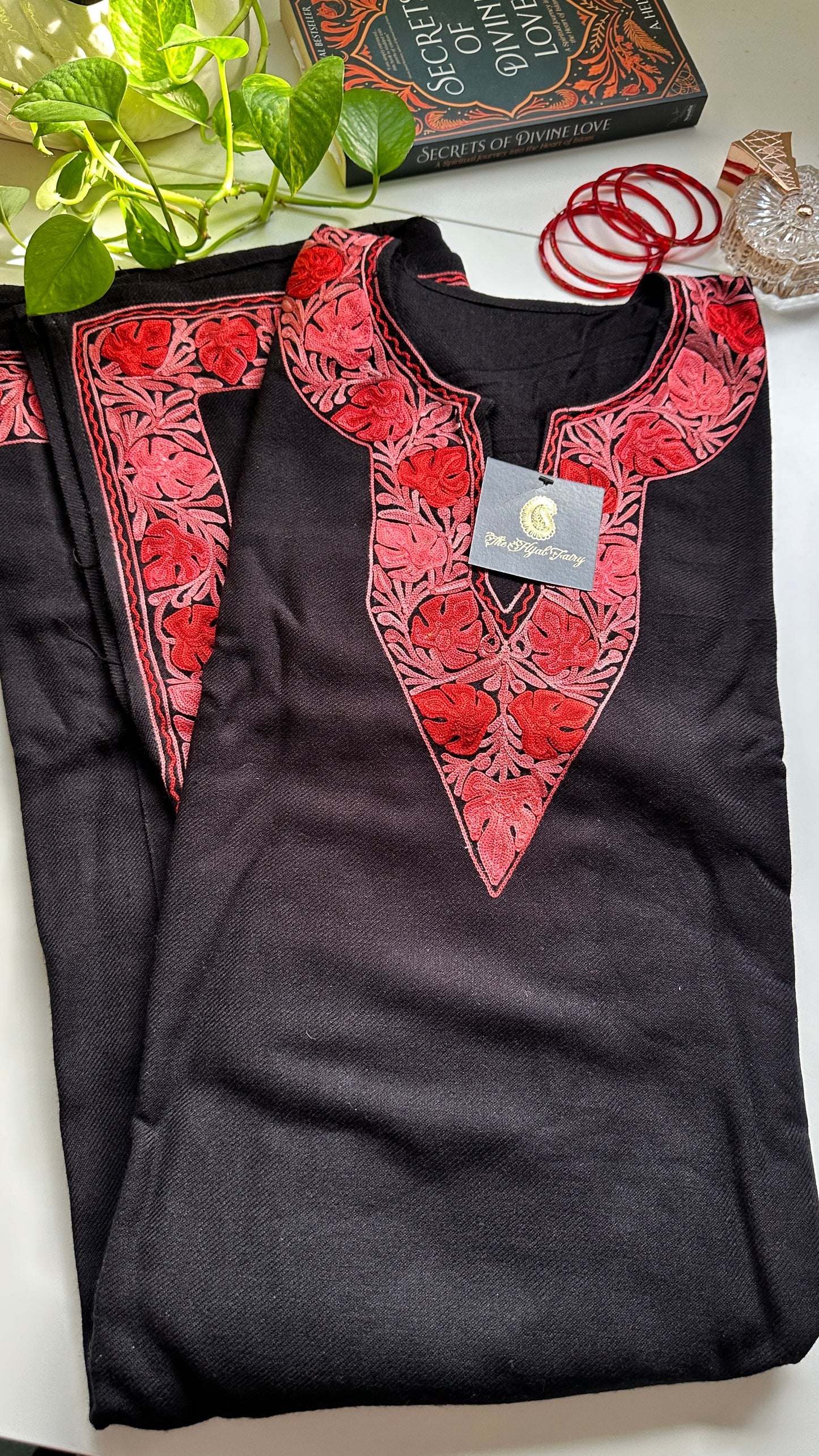 Pashmina Pheran - Black 15