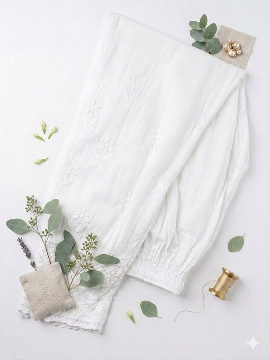 Chikankari Afghani / Gulnar Pants