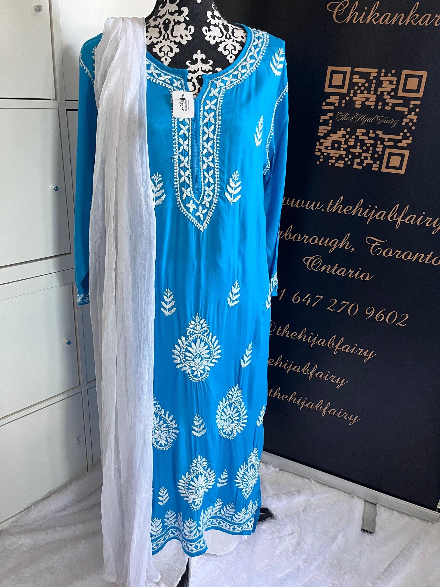 Royal Blue - Modal Straight Kurta