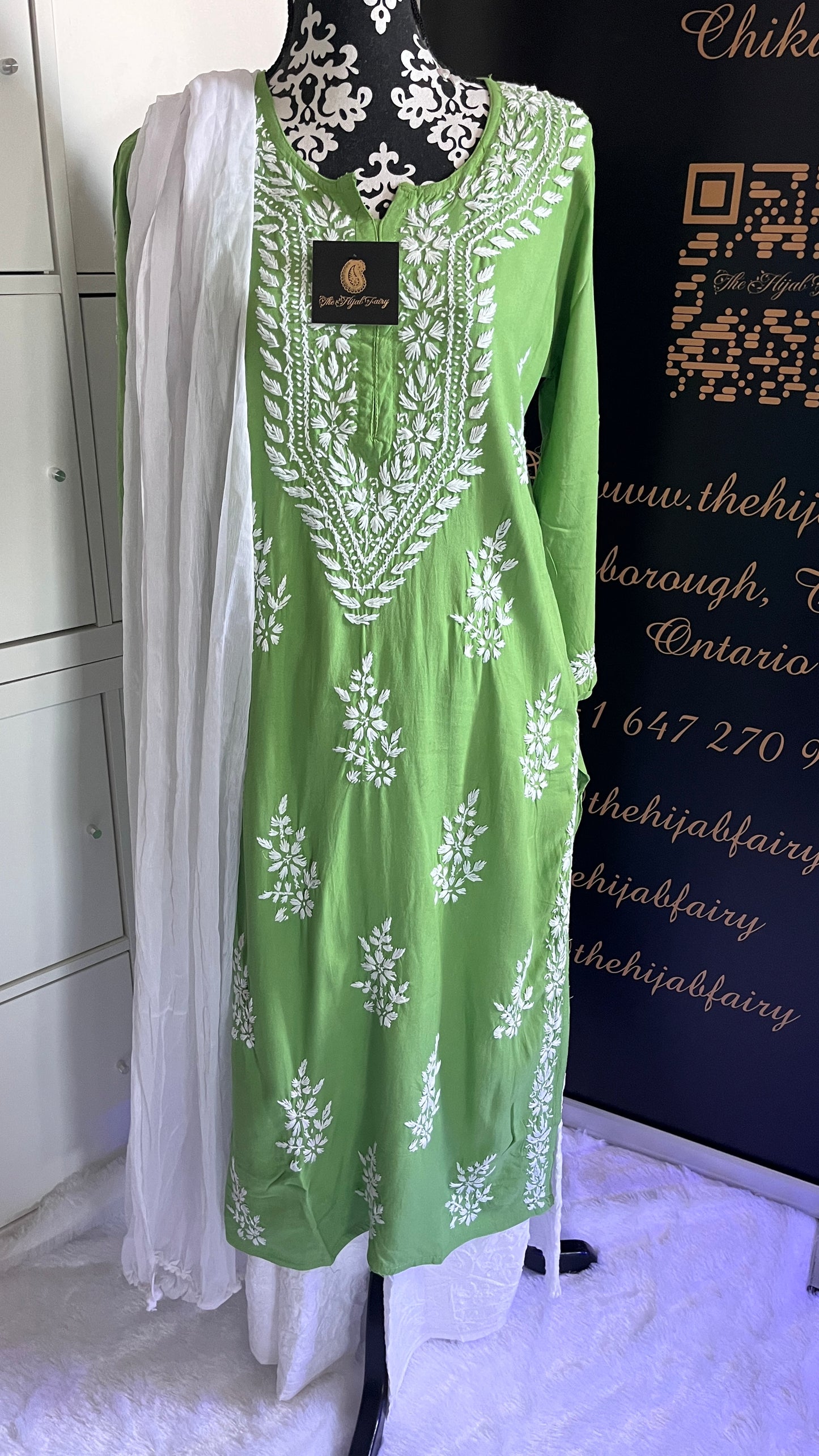 Light Green - Modal Straight Kurta