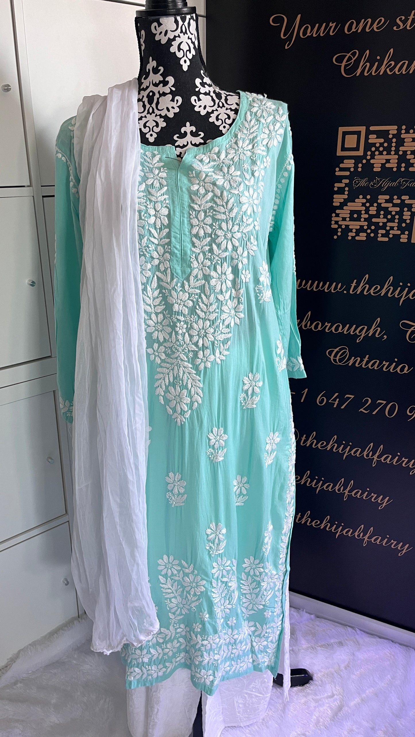 Sea Green - Modal Straight Kurta