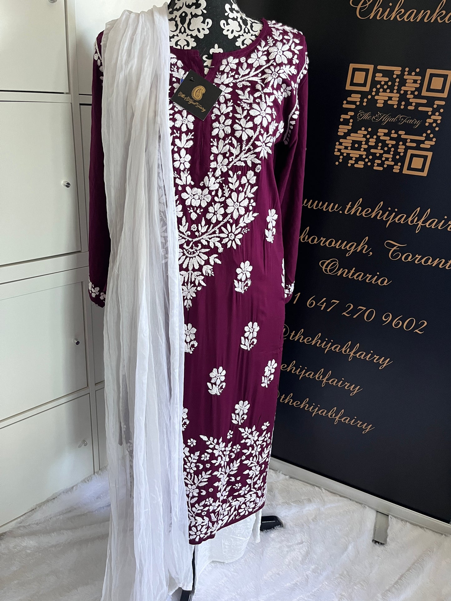 Wine - Modal Straight Kurta