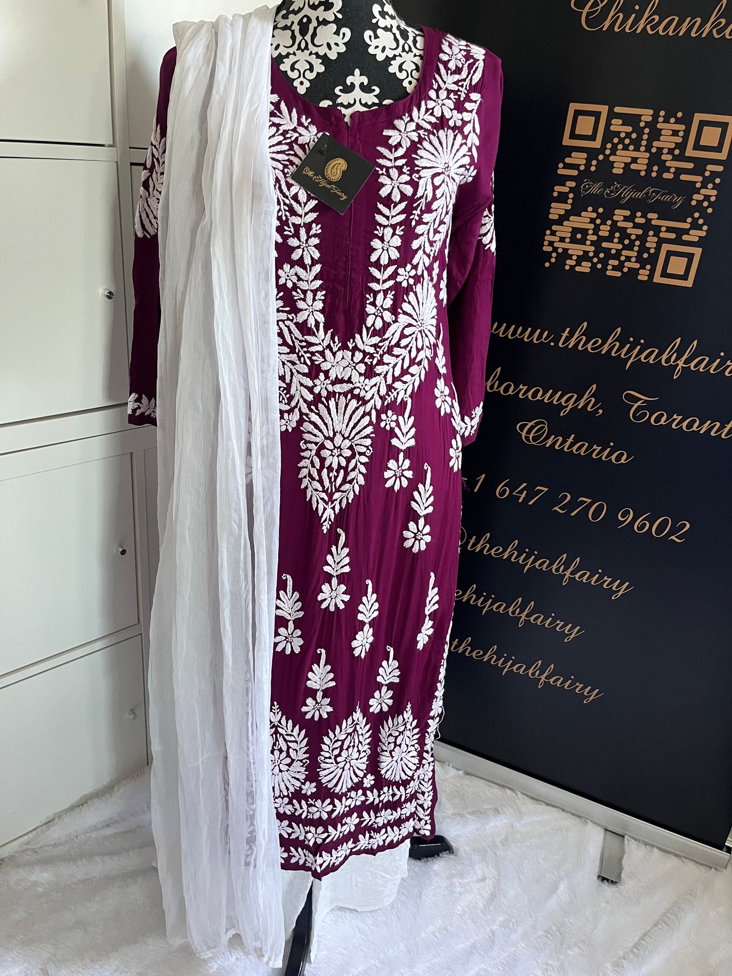 Vin - Kurta long et droit en modal