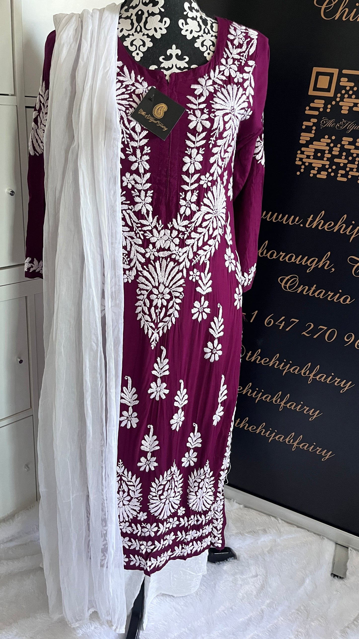 Vin - Kurta long et droit en modal