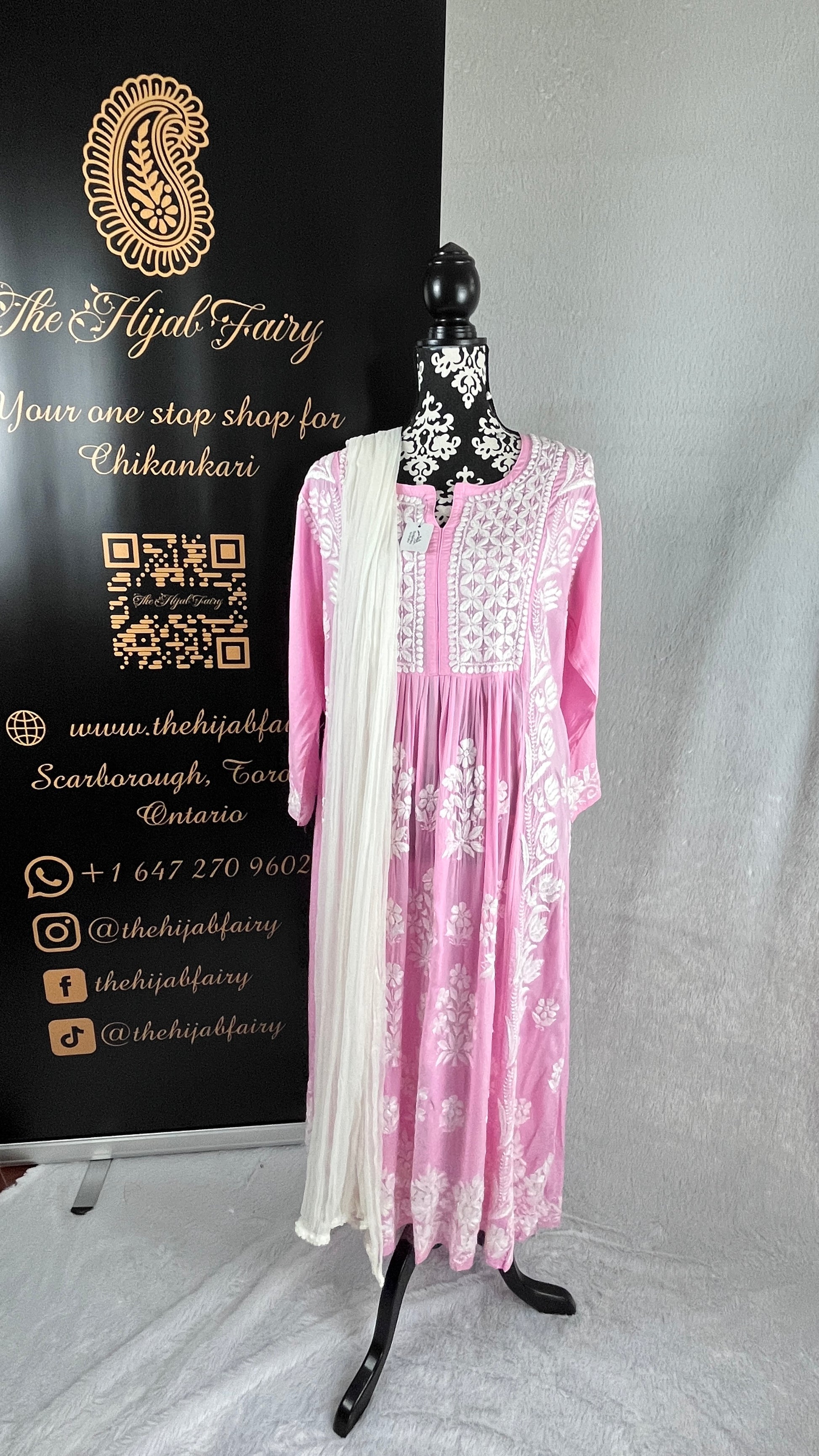 Pink - Modal Frock - The Hijab Fairy