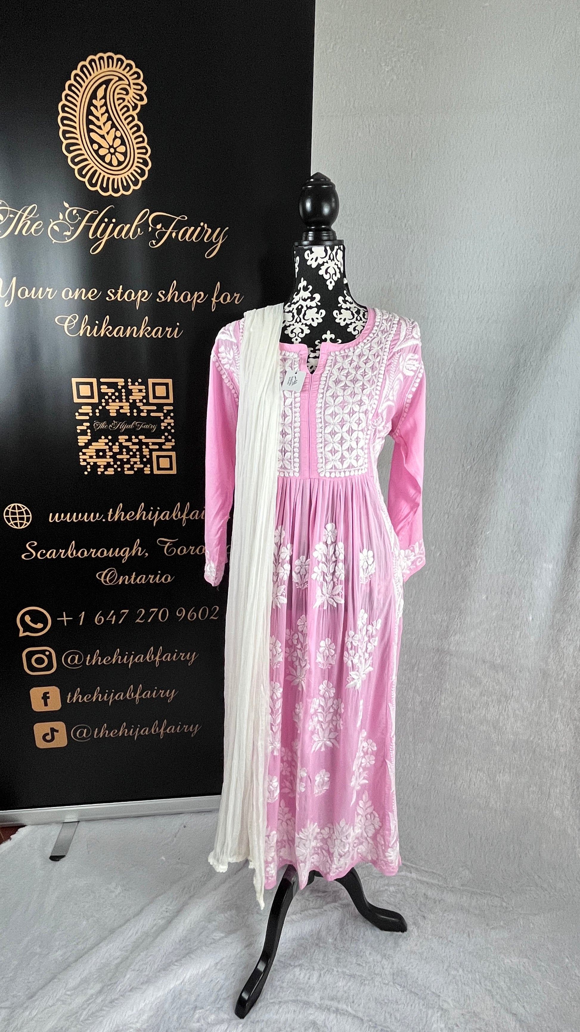 Pink - Modal Frock - The Hijab Fairy