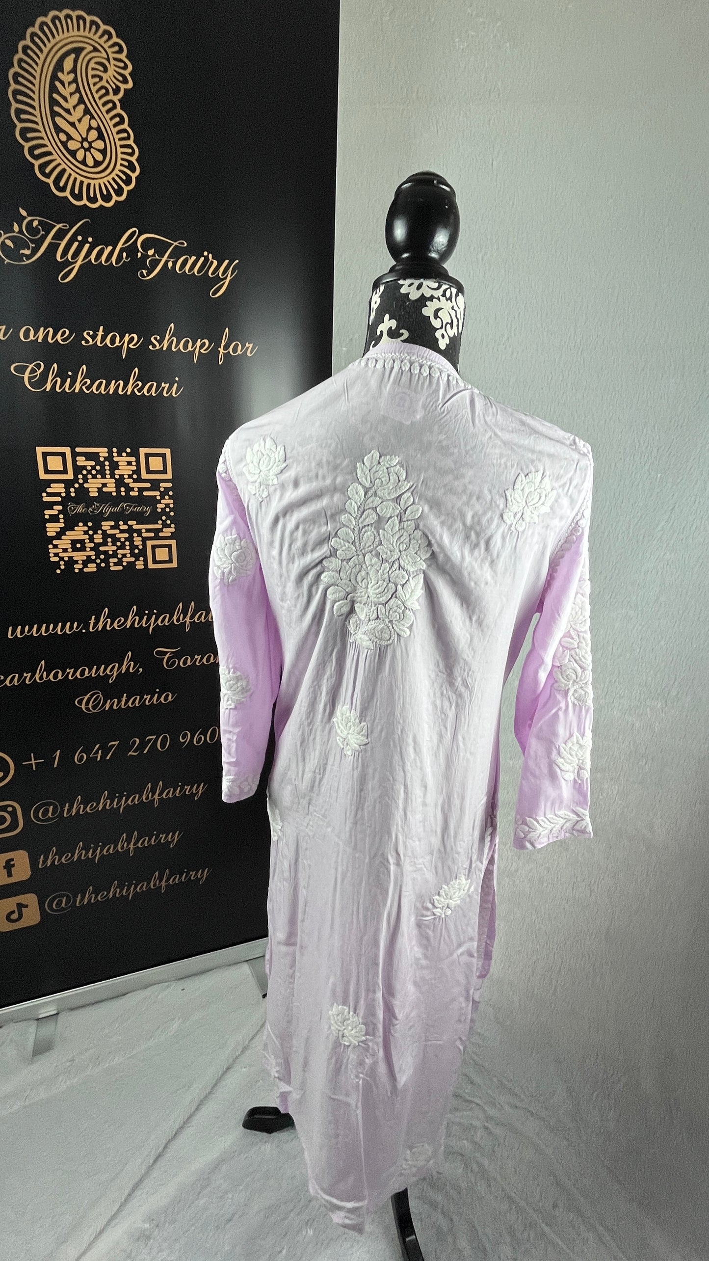 Lavender - Premium Modal Kurti - The Hijab Fairy