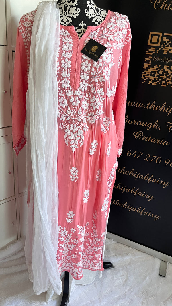 Gajari Pink - Modal Straight Kurta