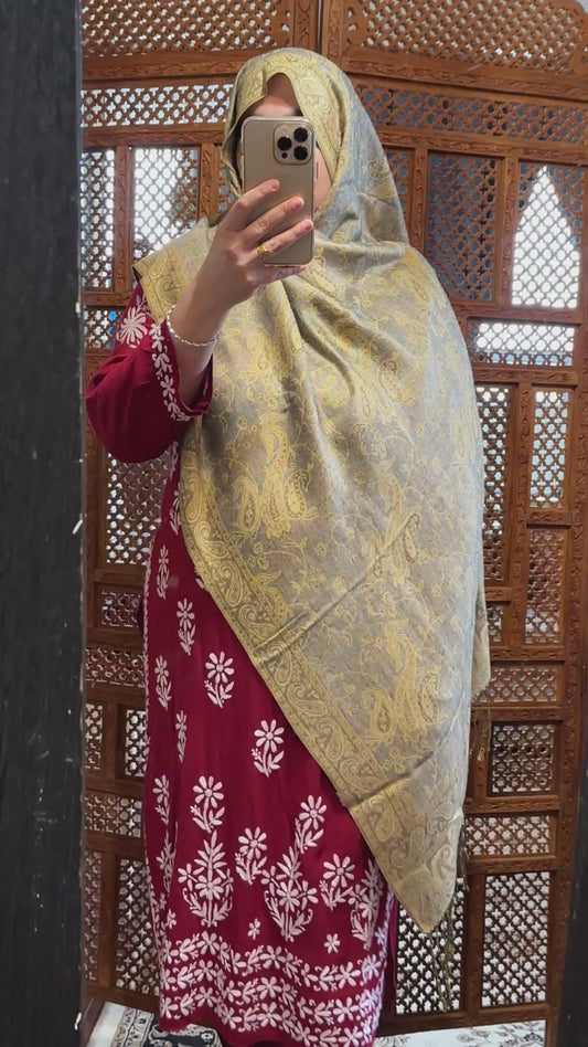 Pashmina Modal Hijab - Style 3