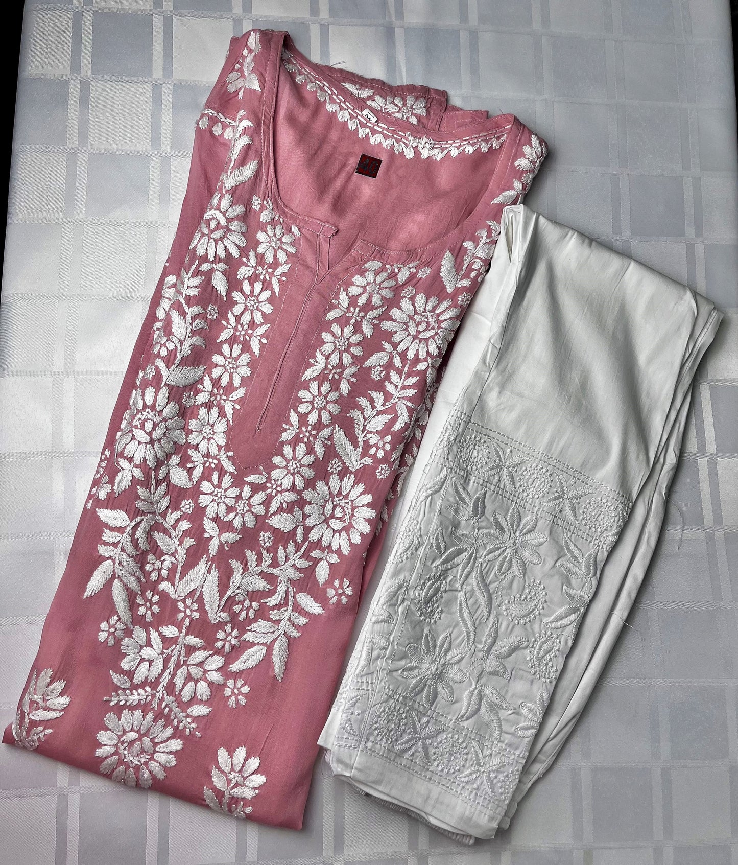 Tea Pink - Modal Straight Kurta - The Hijab Fairy