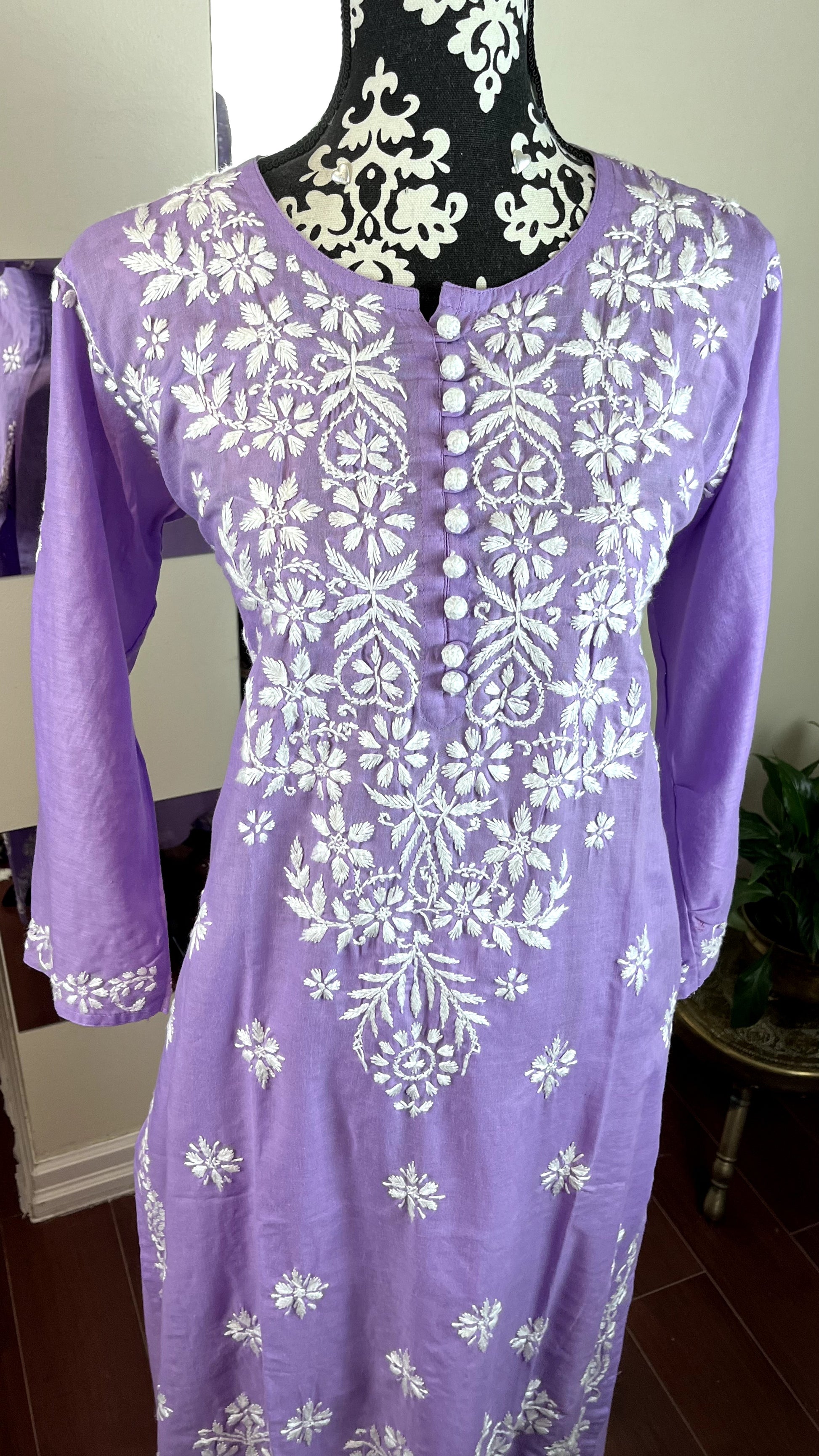 Lavender - Plazzo Suit 2 Pc Set - The Hijab Fairy