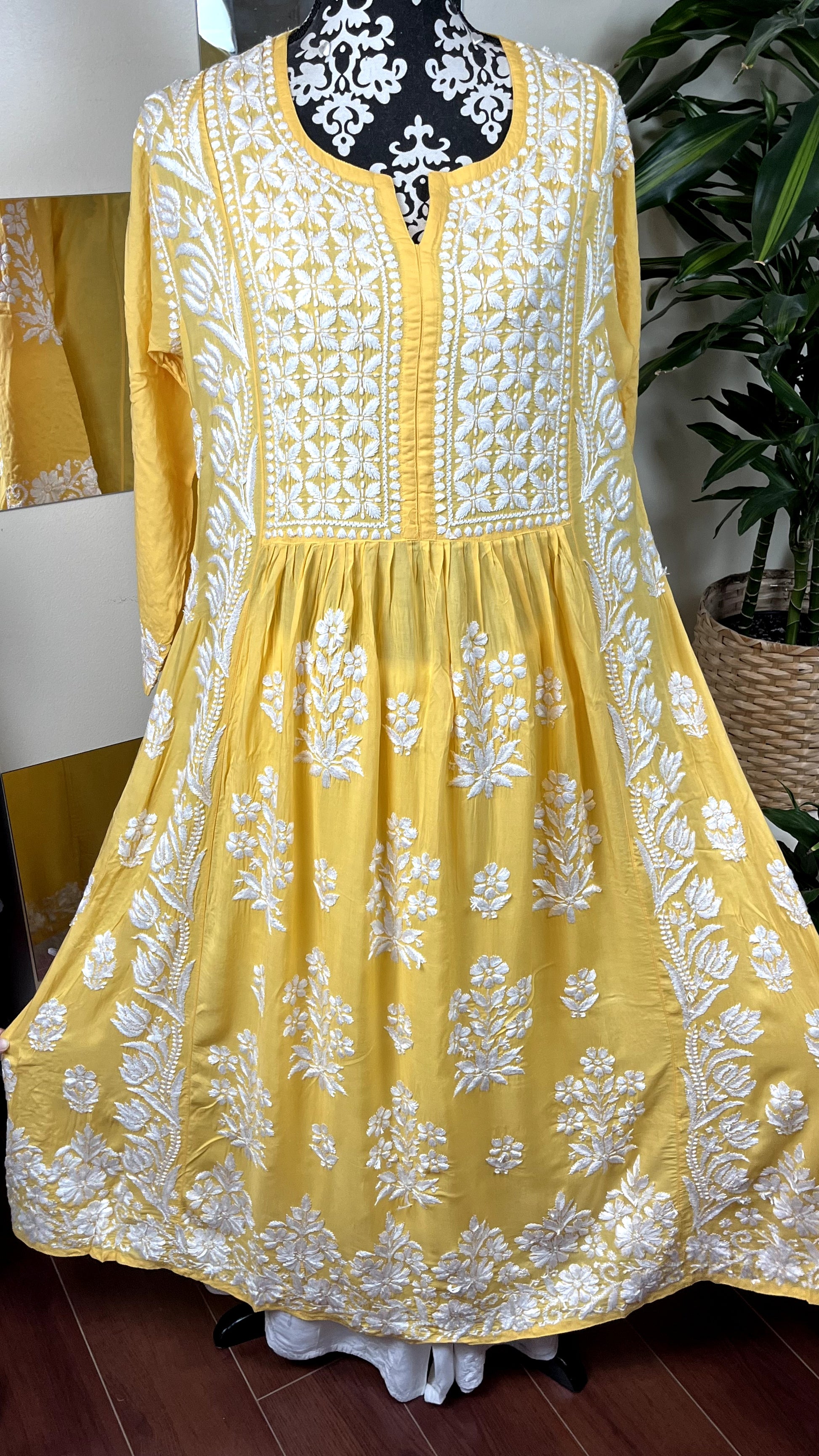 Mango Yellow - Modal Frock - The Hijab Fairy