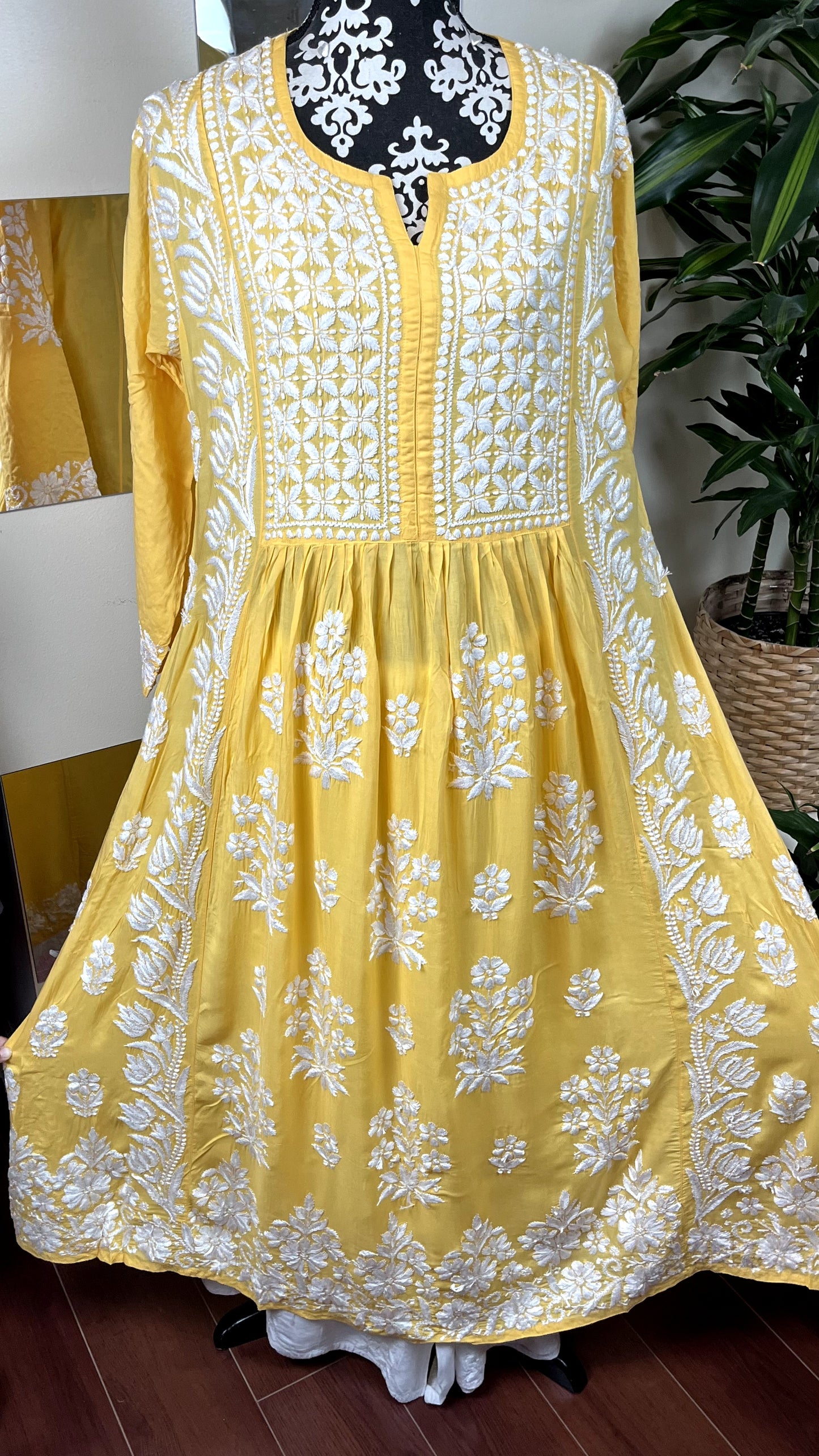 Mango Yellow - Modal Frock - The Hijab Fairy