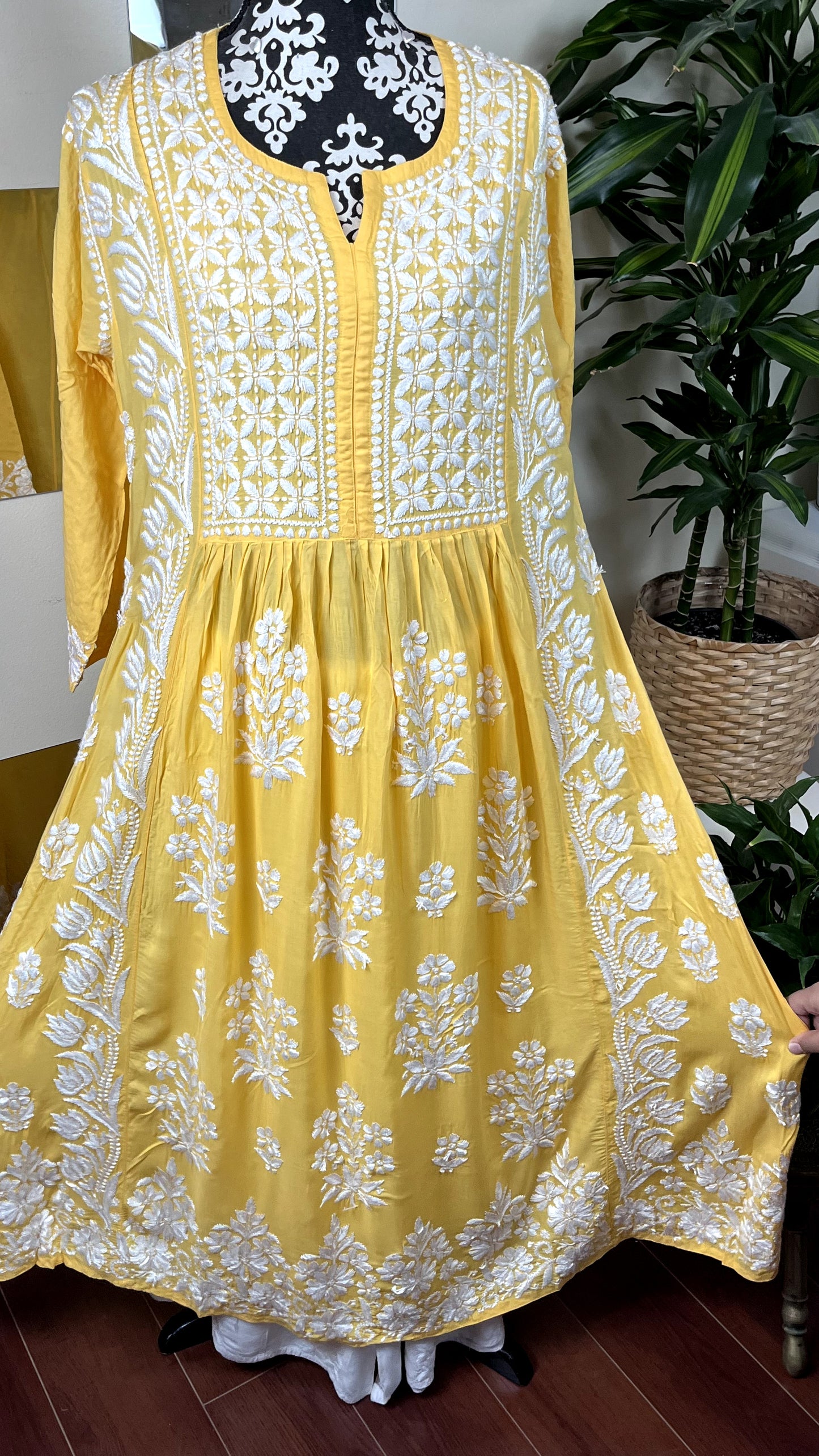 Mango Yellow - Modal Frock - The Hijab Fairy