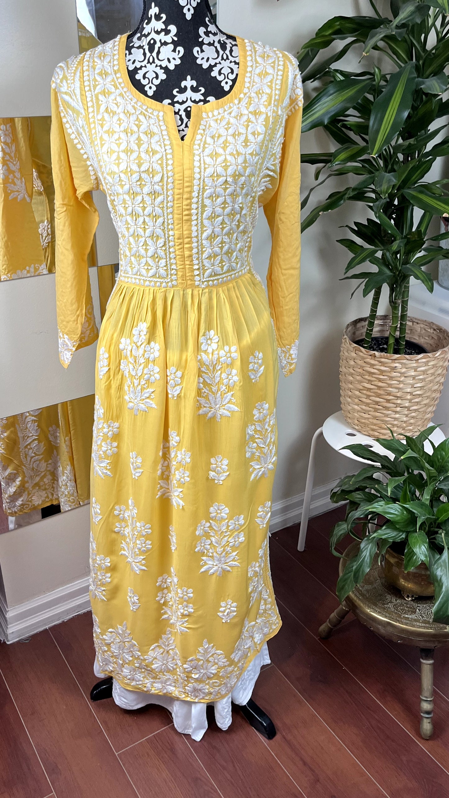 Mango Yellow - Modal Frock - The Hijab Fairy