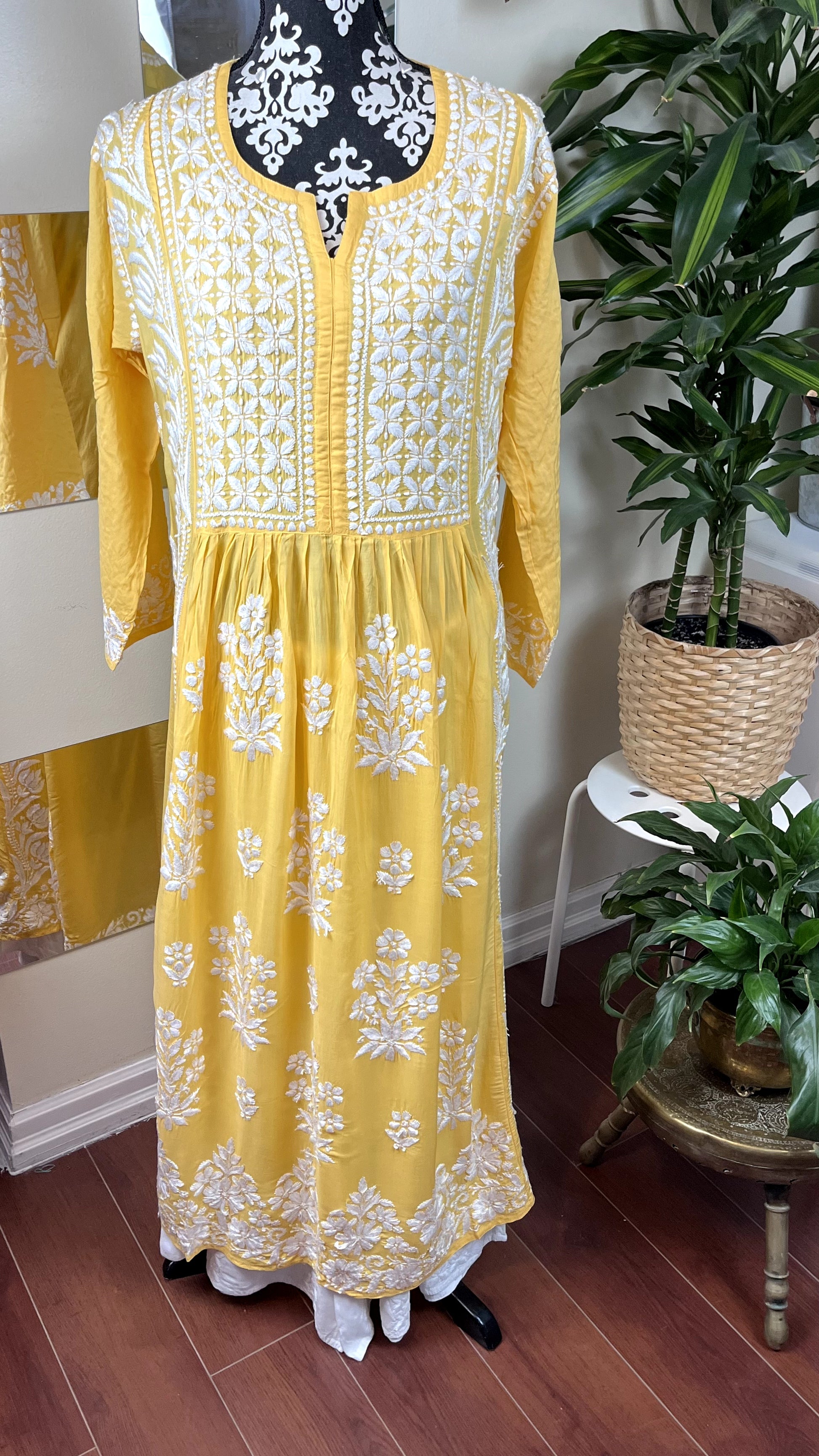 Mango Yellow - Modal Frock - The Hijab Fairy