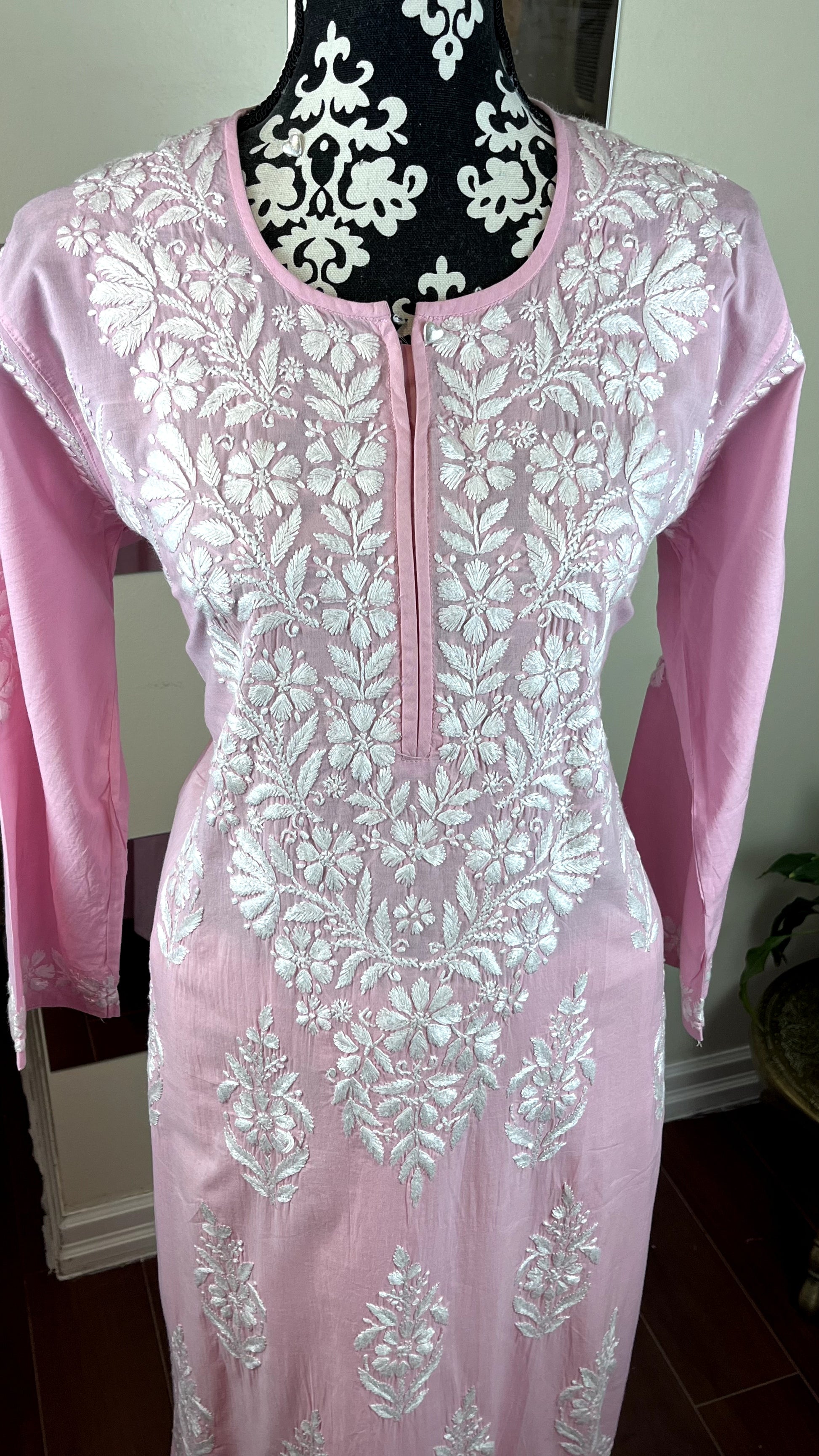 Light Pink - Trouser Suit 2 Pc Set - The Hijab Fairy