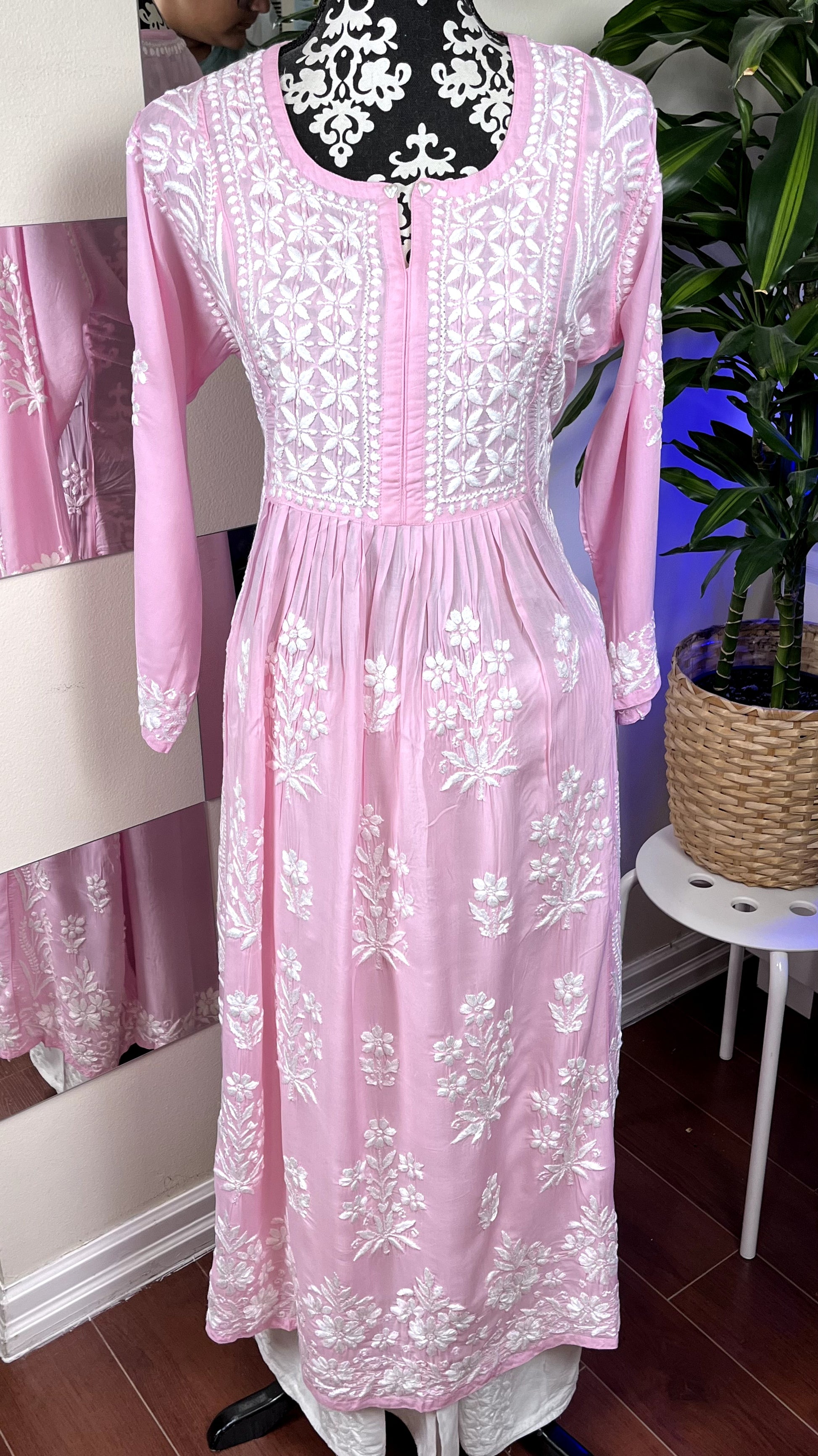 Pink - Modal Frock - The Hijab Fairy